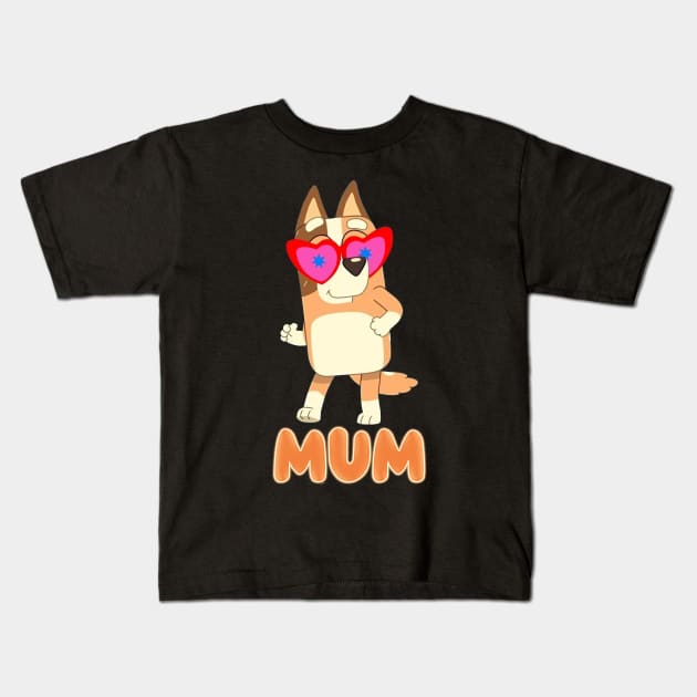 Best mum Kids T-Shirt by Quikerart